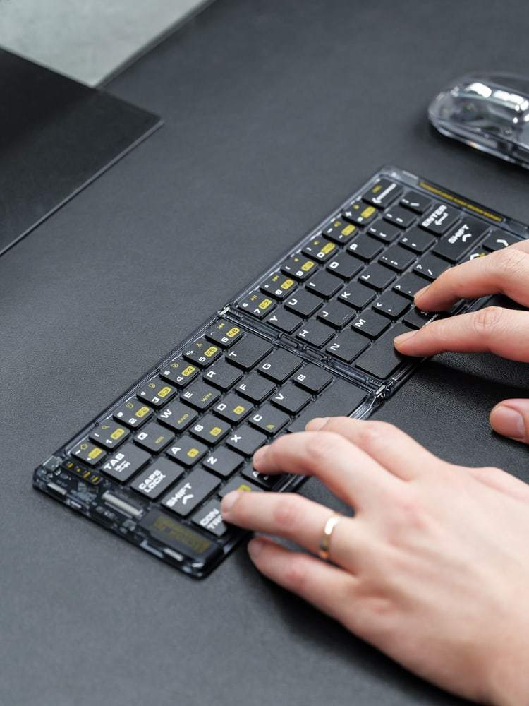 Transparent Foldable Keyboard and Alloy Mouse - product view 10