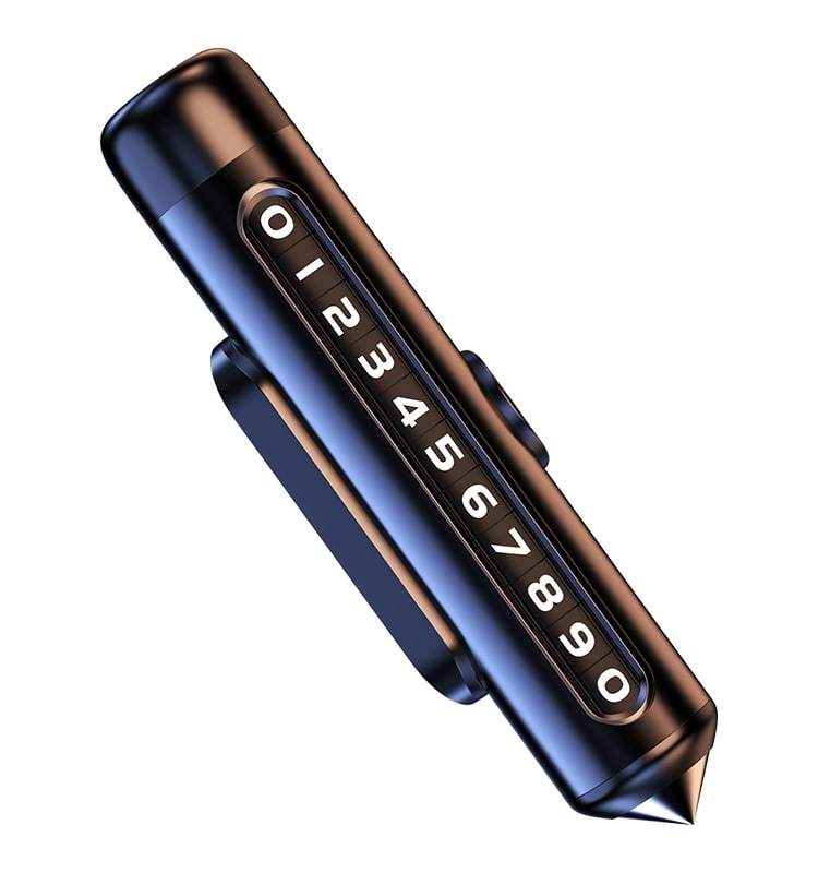 Q4 Hidden Parking Number Plate Escape Hammer