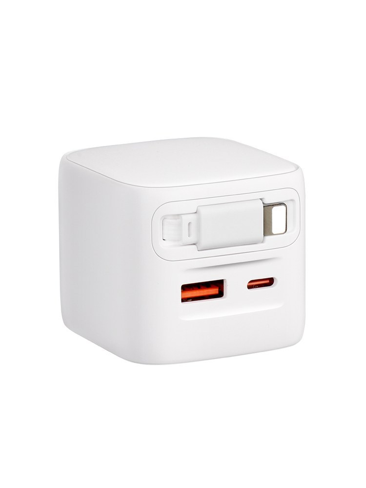 Logo K38 30W Retractable Cable Wall Charger - product view 3