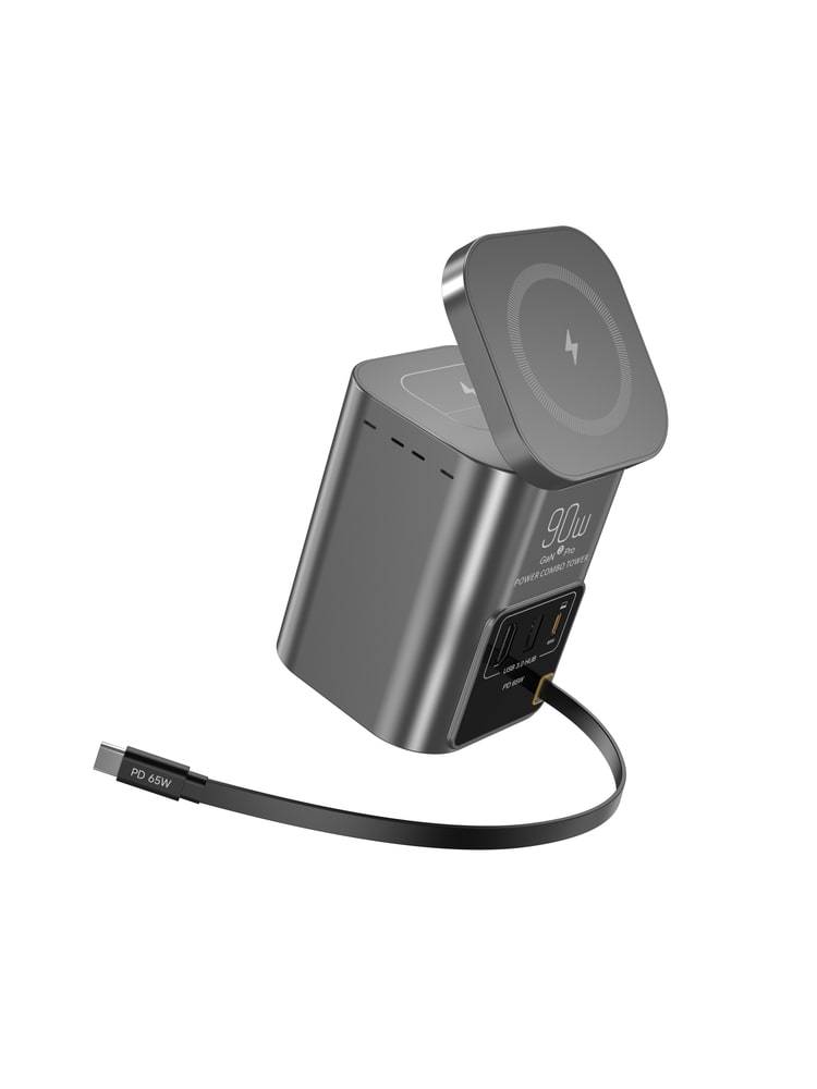 Logo i161B USB C Hub Wireless Charging - product view 5