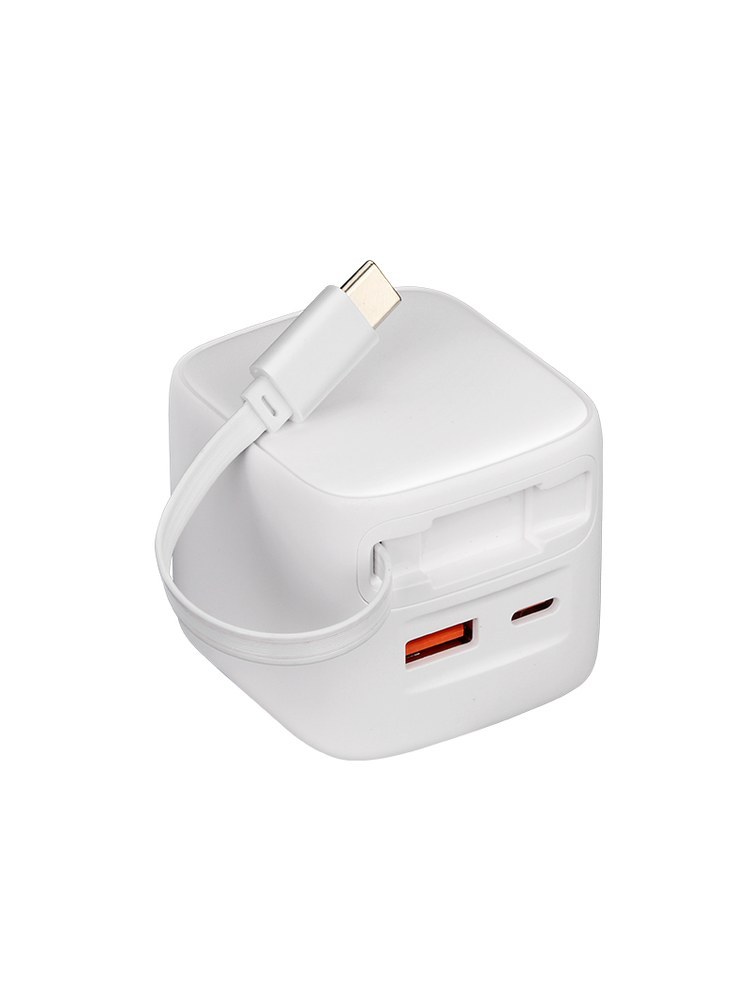 Logo K38 30W Retractable Cable Wall Charger - product view 9