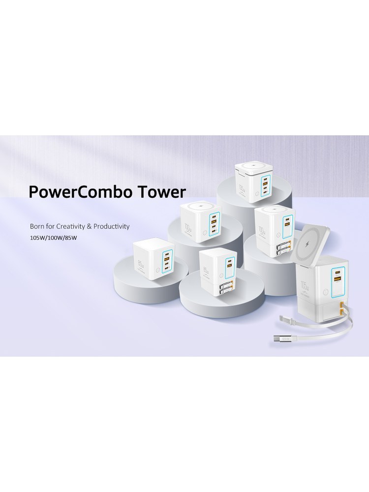 Logo i116 Max 105W 6-in-1 GaN Charging - product view 10