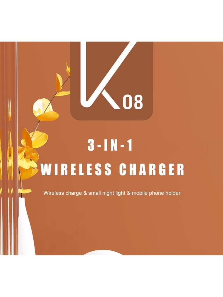 Logo K08 Mascot Wireless Charger Night Light - product view 7