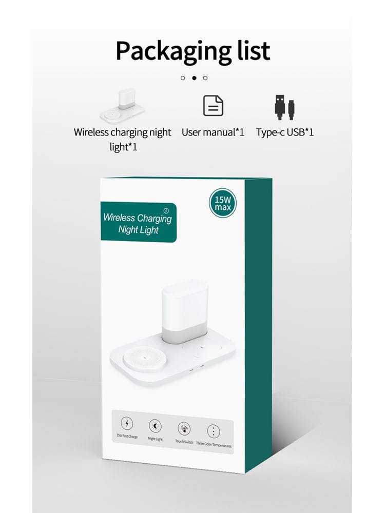 Logo OJD-88 Smart Wireless Charging Night - product view 9