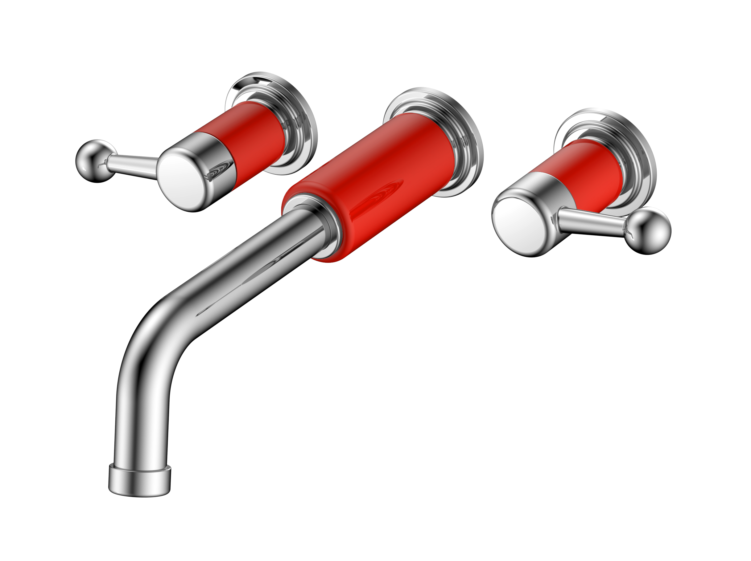 Double Lever Concealed Basin Mixer