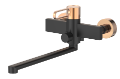 Single lever bath mixer