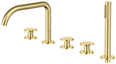 5-Hole Rim Mount Bath Mixer