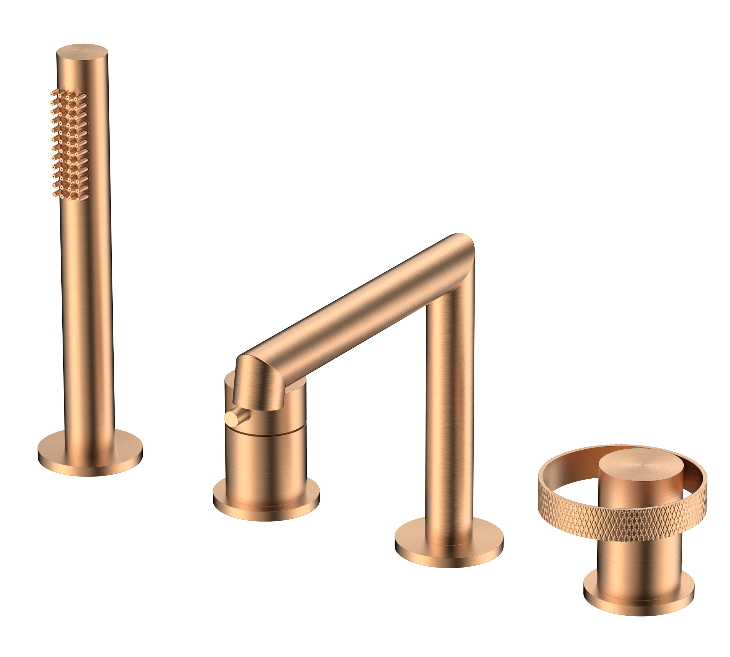 4-Hole Rim Mount Bath Mixer