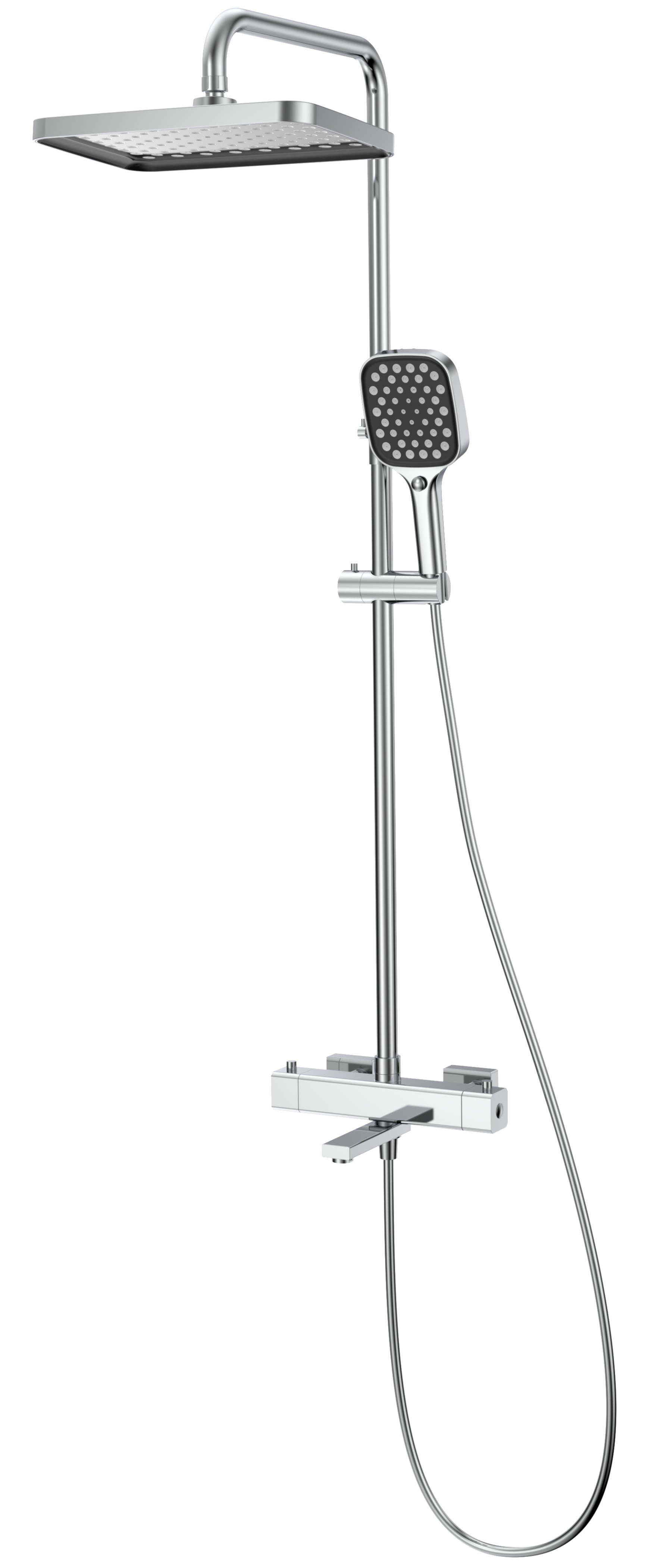 Thermostatic Shower Set For Exposed Installation