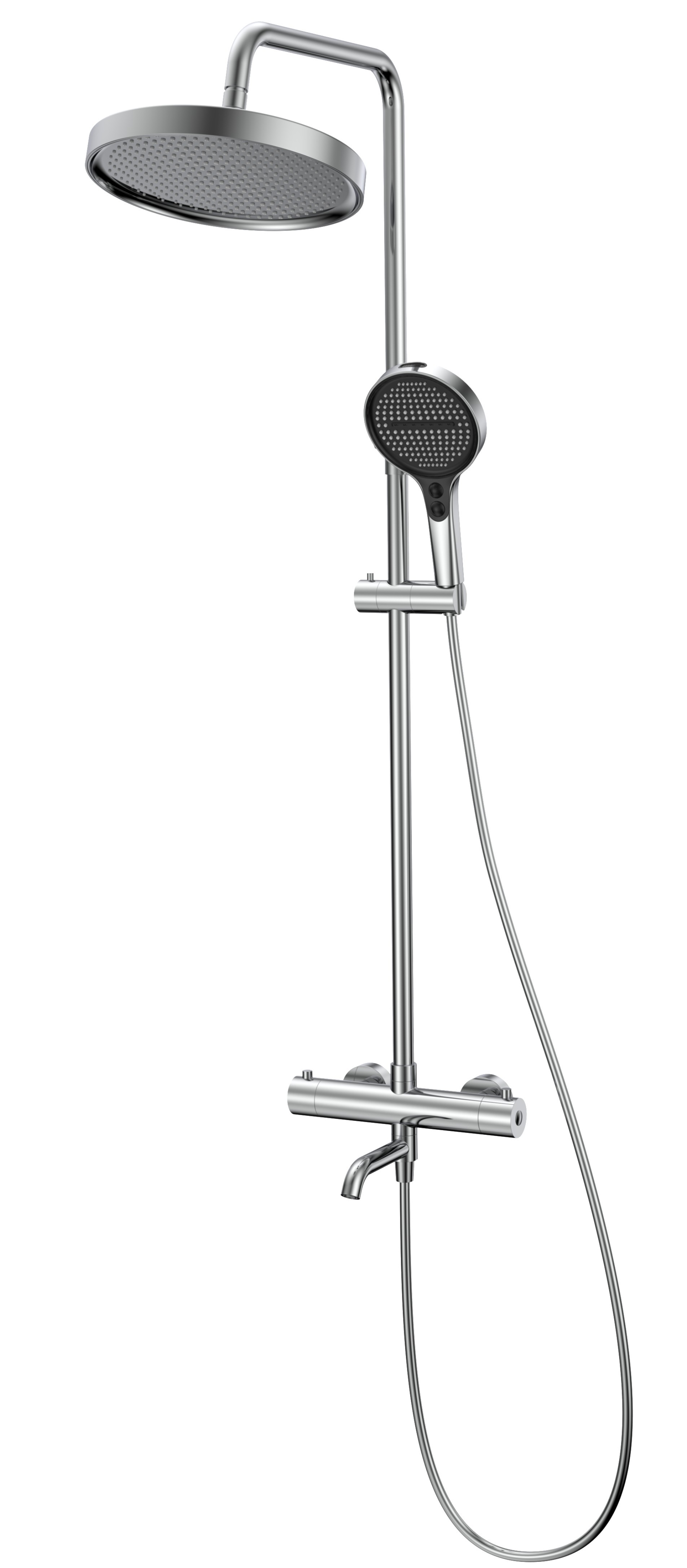 Thermostatic Shower Set For Exposed Installation