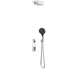 Shower combination for concealed installation