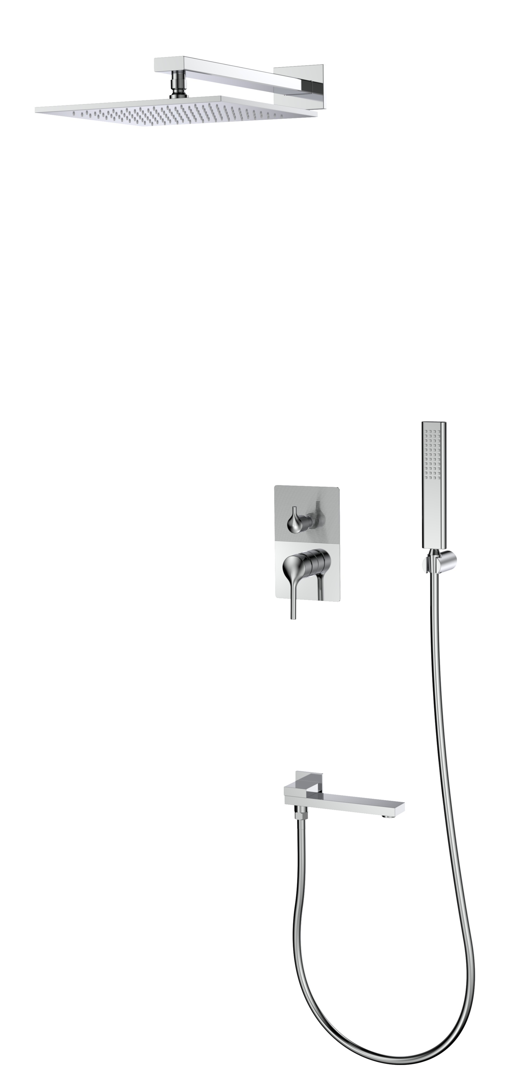 Shower Combination For Concealed Installation