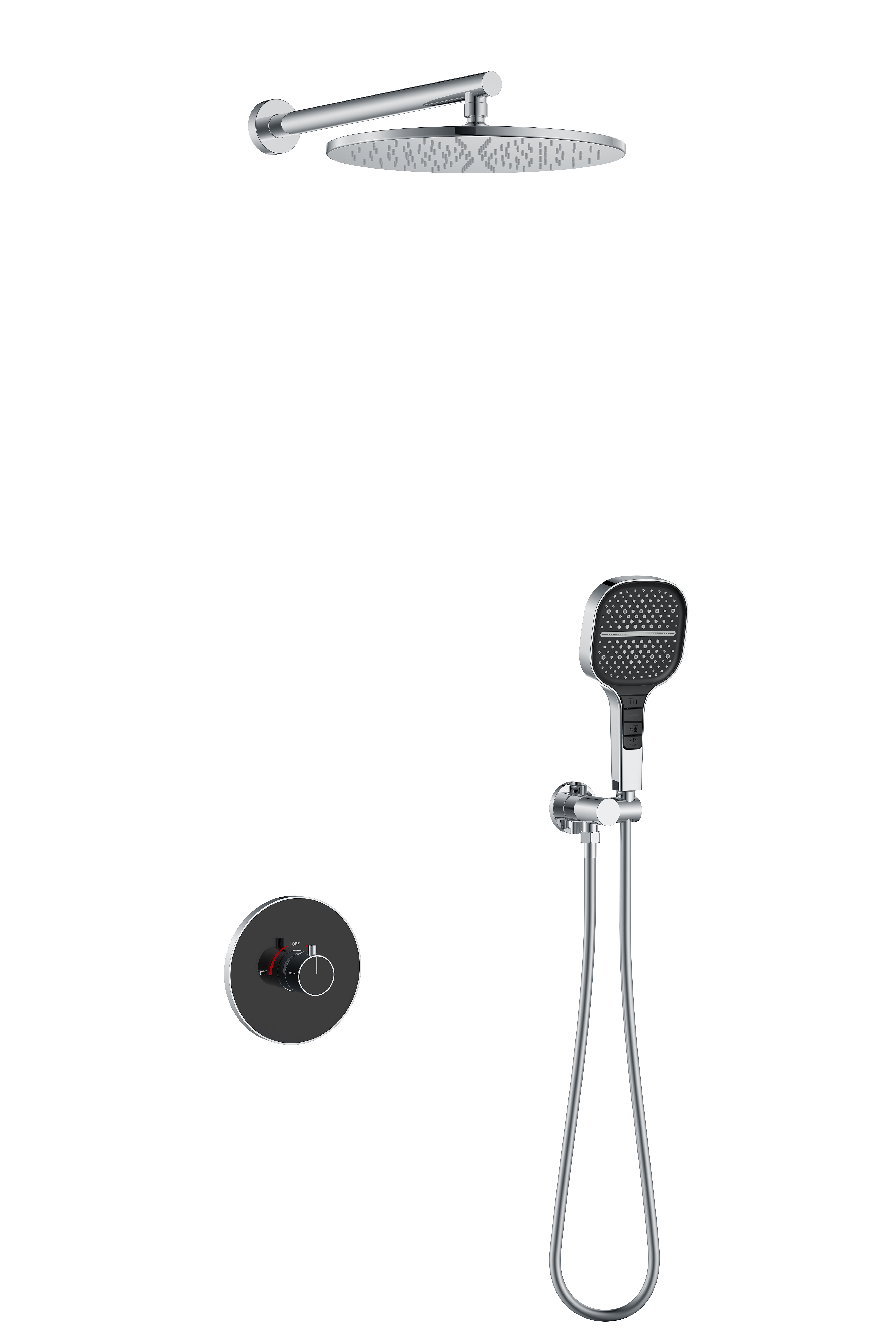 Shower Combination For Concealed Installation