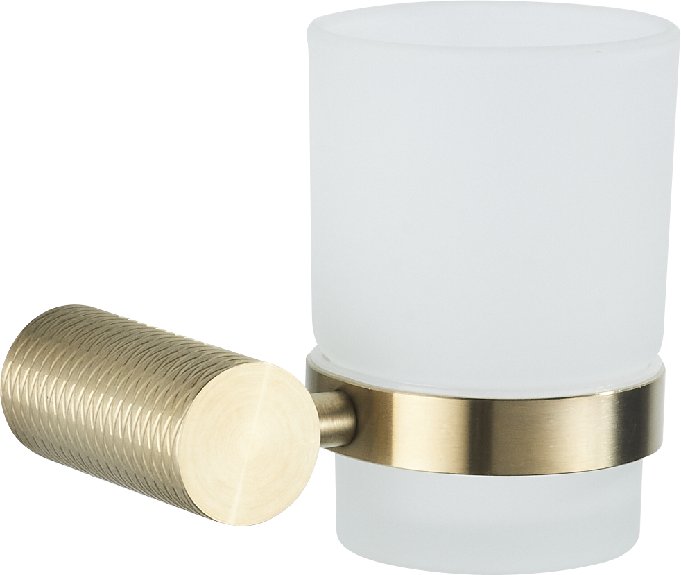 Single tumbler holder glass