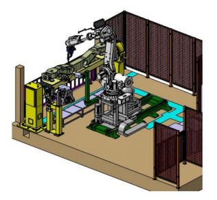 Intelligent Welding and Grinding Integrated Workstation