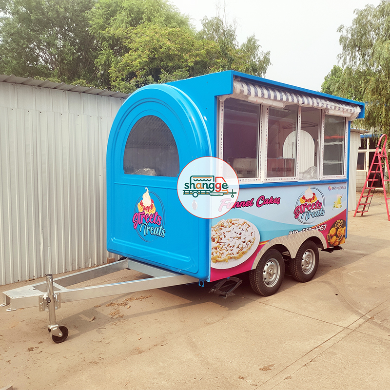 Round Food Trailer