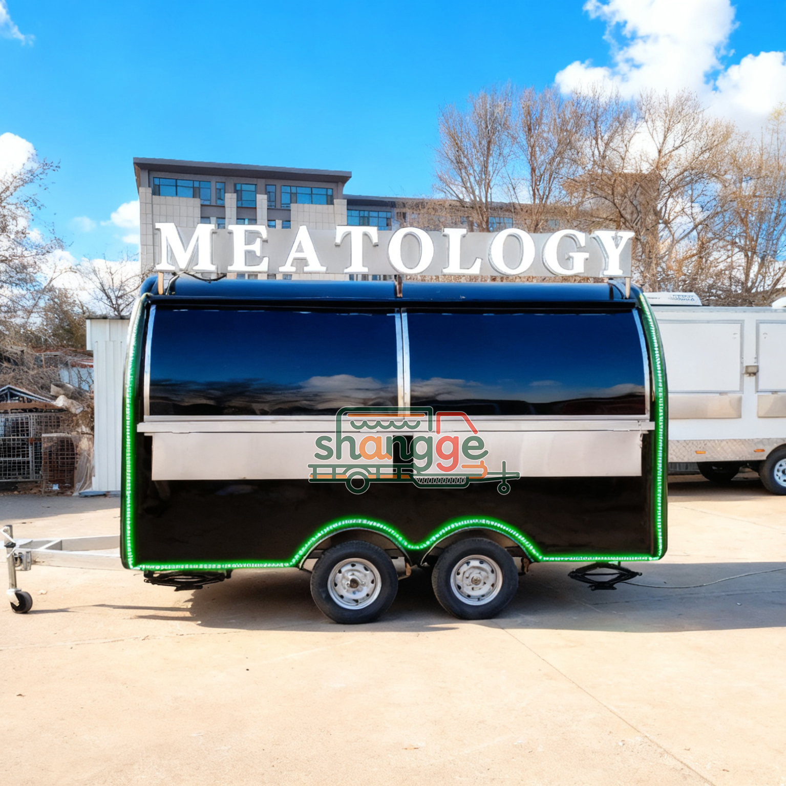 Round Food Trailer