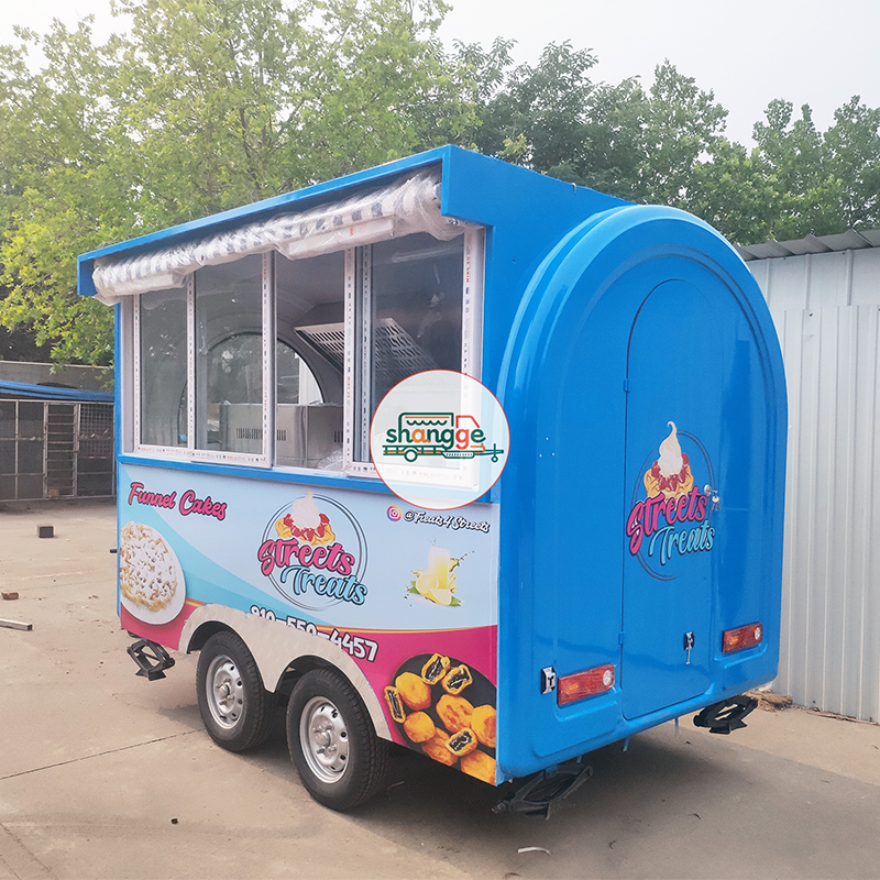 Round Food Trailer