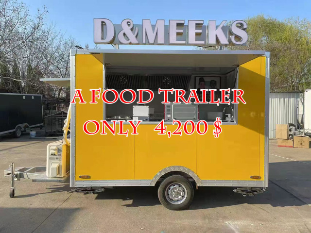 Square Food Trailer