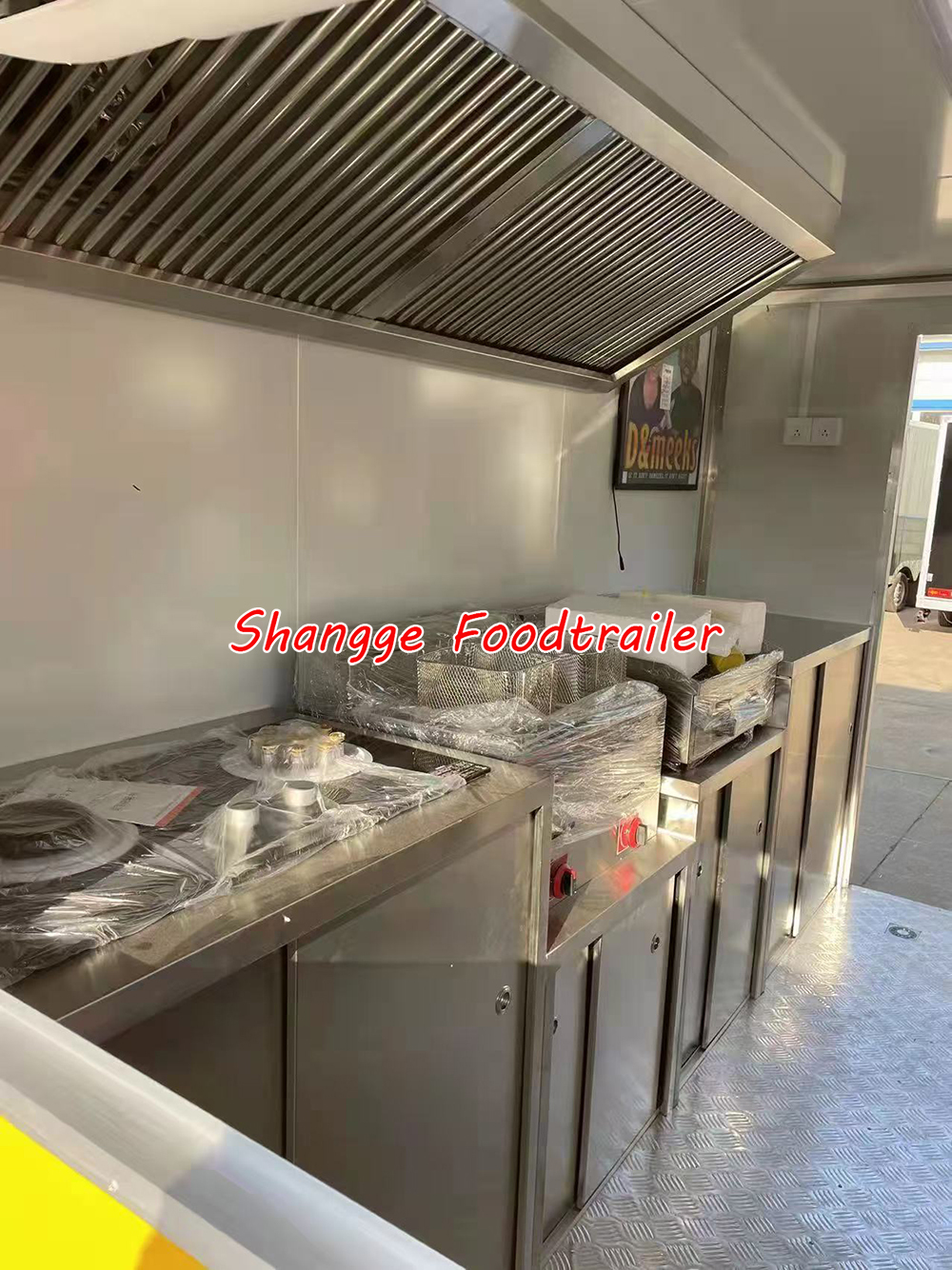 Square Food Trailer