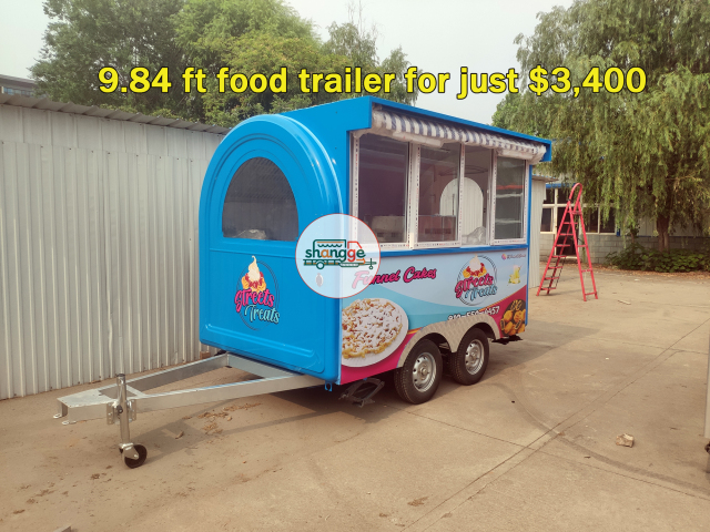 Round Food Trailer