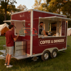 Square Food Trailer