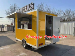 Square Food Trailer