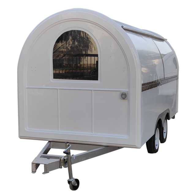 Round Food Trailer