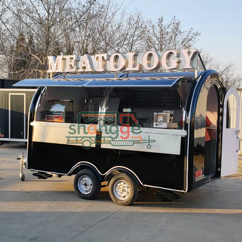 Round Food Trailer