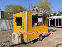 Square Food Trailer
