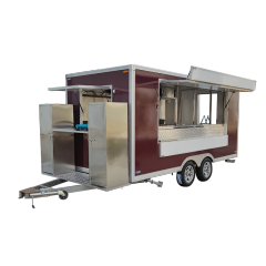 Square Food Trailer