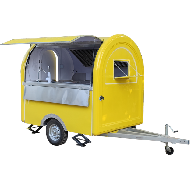 Round Food Trailer
