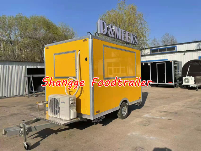 Square Food Trailer