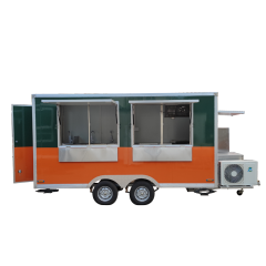 Square Food Trailer
