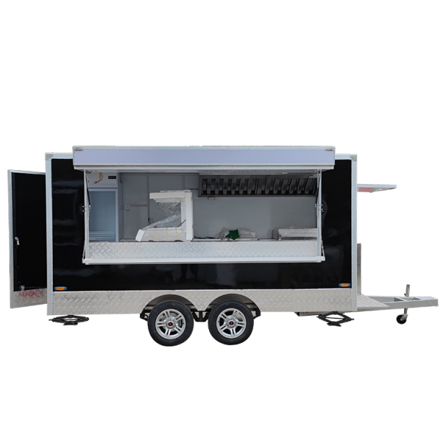 Square Food Trailer