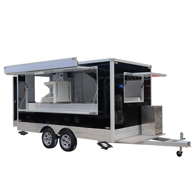 Square Food Trailer