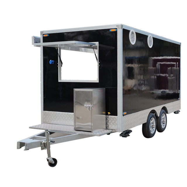Square Food Trailer
