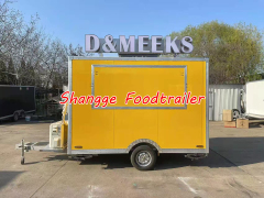 Square Food Trailer