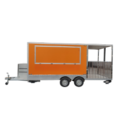 Square Food Trailer