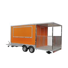 Square Food Trailer