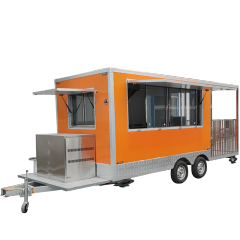 Square Food Trailer
