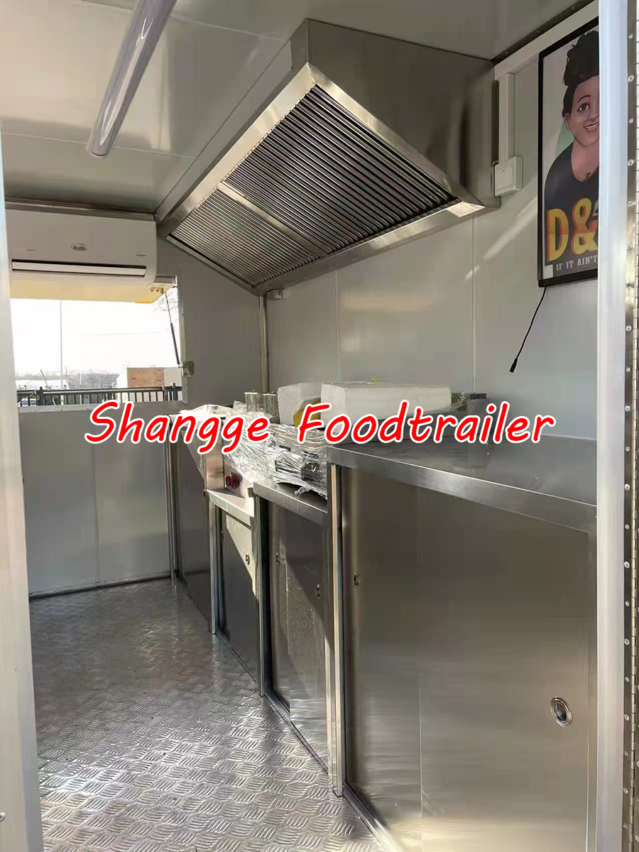 Square Food Trailer