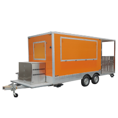 Square Food Trailer