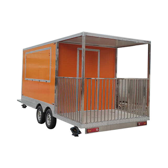 Square Food Trailer