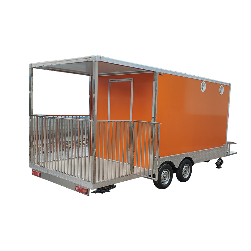 Square Food Trailer