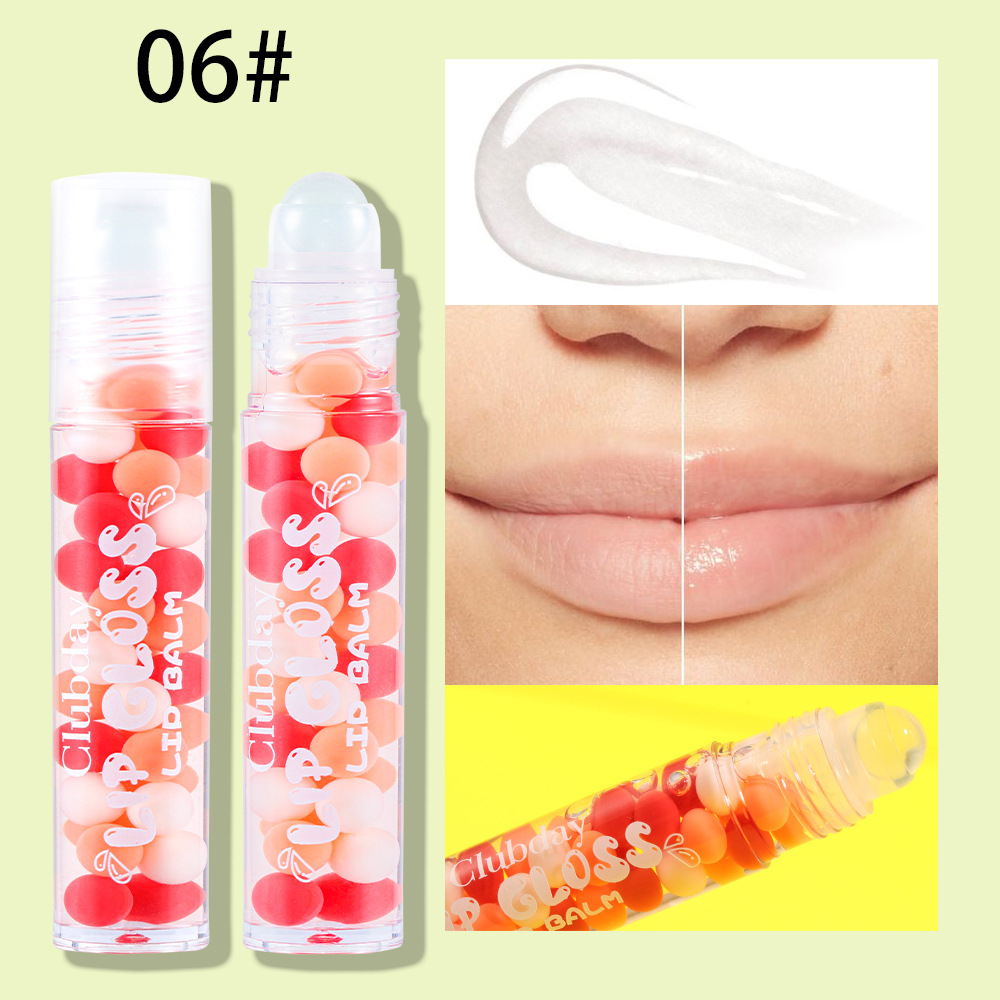 Clubday's hottest moisturizing water-bright roller lip oil superimposed transparent mirror lip makeup foreign trade wholesale
