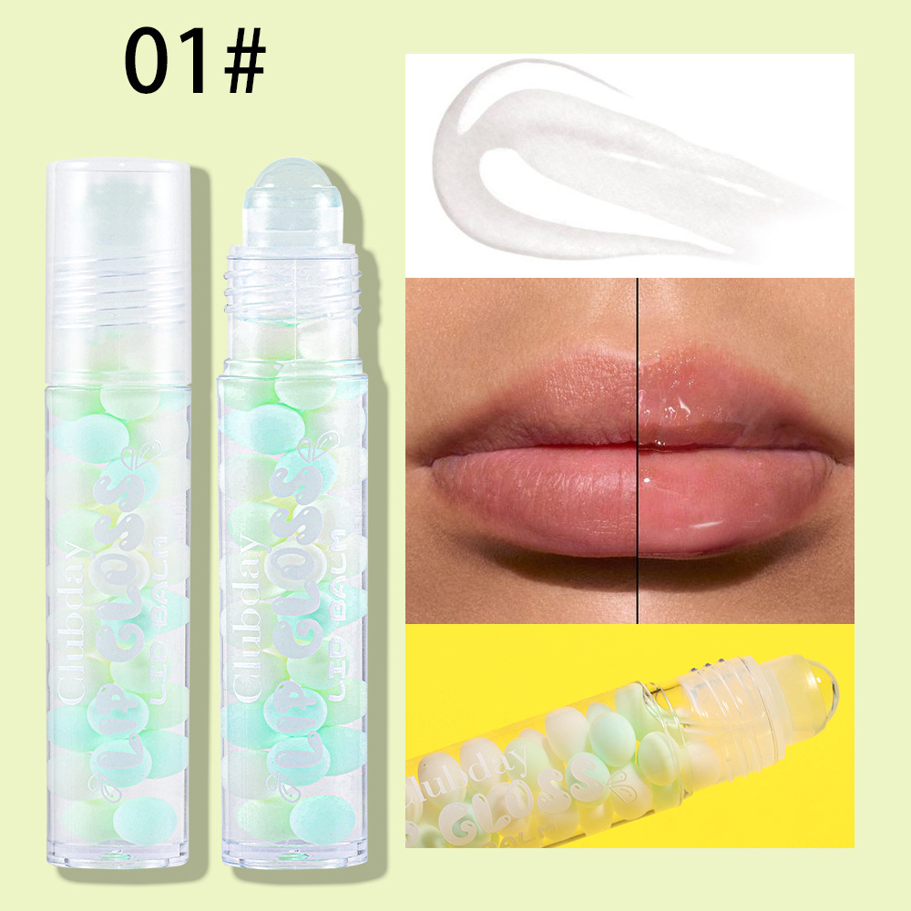 Clubday's hottest moisturizing water-bright roller lip oil superimposed transparent mirror lip makeup foreign trade wholesale