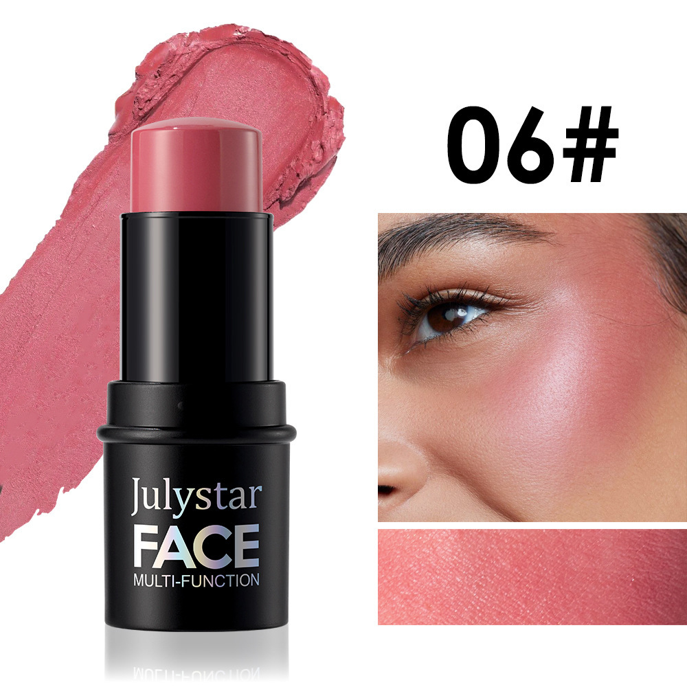 Julystar multifunctional contour stick facial contour cross-border three-dimensional brightening highlight shadow stick blush cream makeup