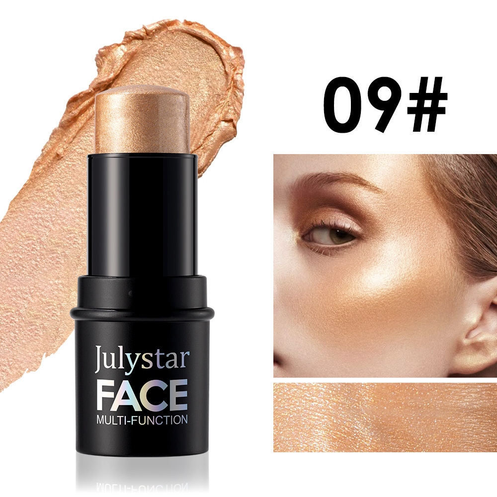 Julystar multifunctional contour stick facial contour cross-border three-dimensional brightening highlight shadow stick blush cream makeup
