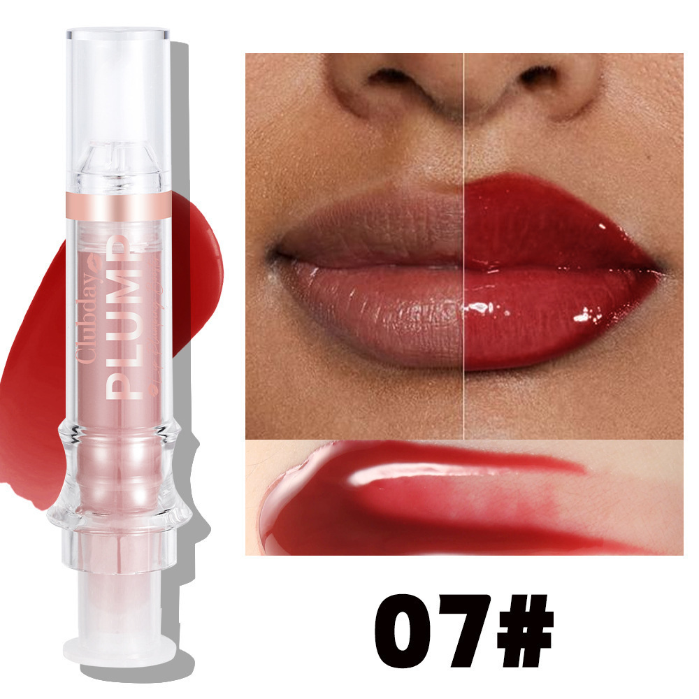 Clubday Amazon's hot-selling moisturizing mirror lip oil water gloss plump lip needle tube lip glaze makeup